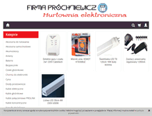 Tablet Screenshot of prochniewicz.pl